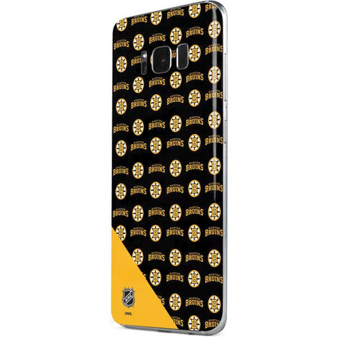 NHL Boston Bruins Pattern Galaxy S8 Plus Skin
